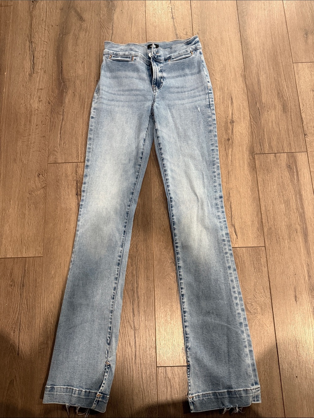 Express Light Blue Flare Jeans